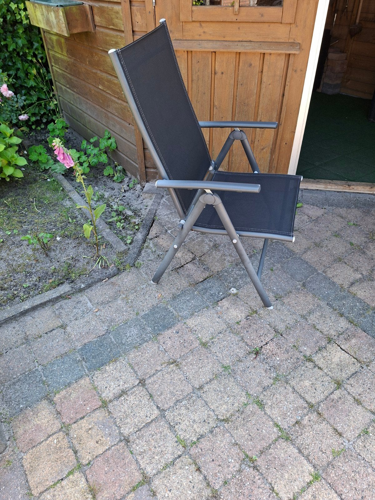 Tuinmeubel stoelen., Ophalen, Gebruikt, Aluminium