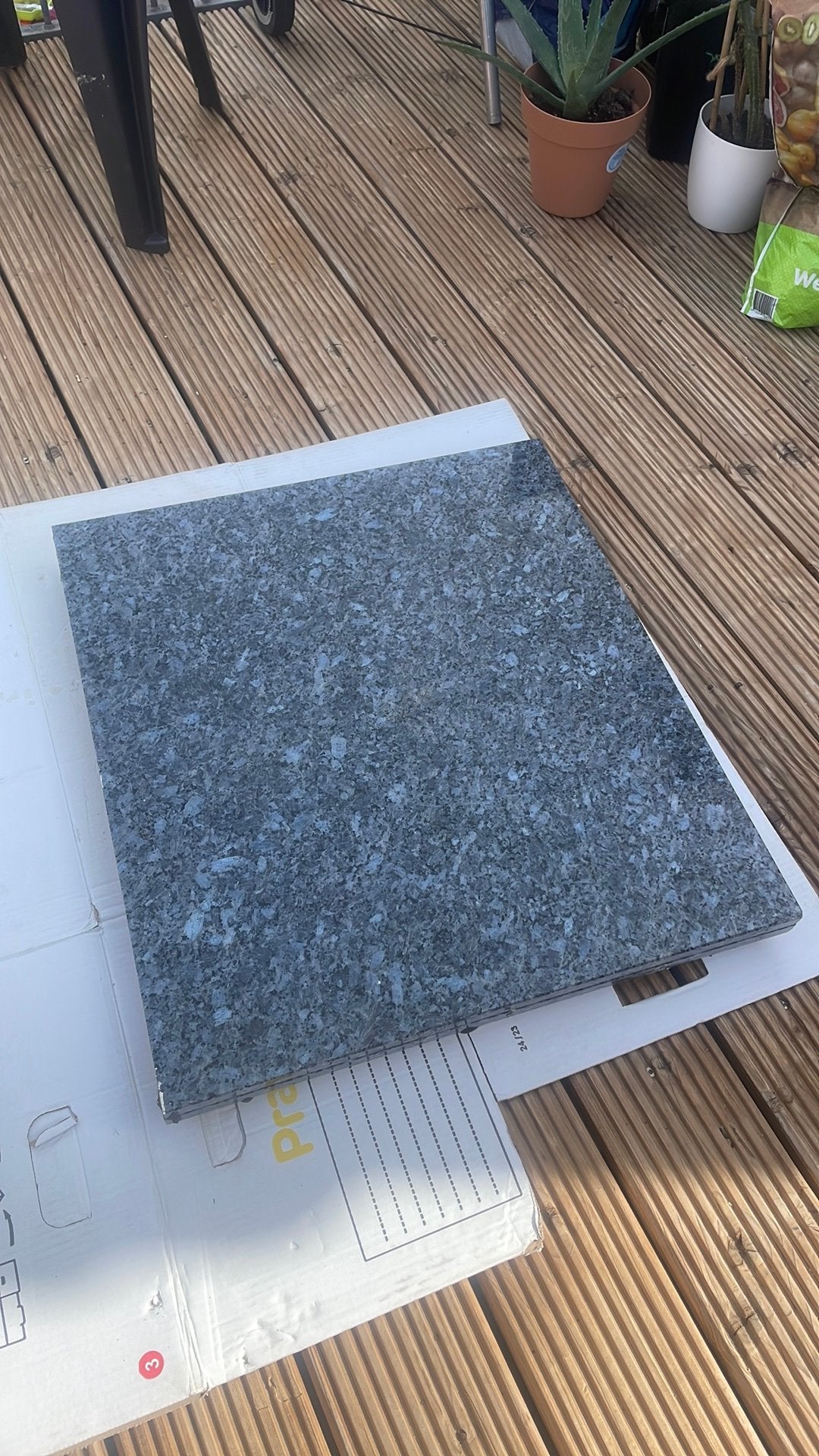 Granieten plaat gratis ophalen, Ophalen, Zo goed als nieuw