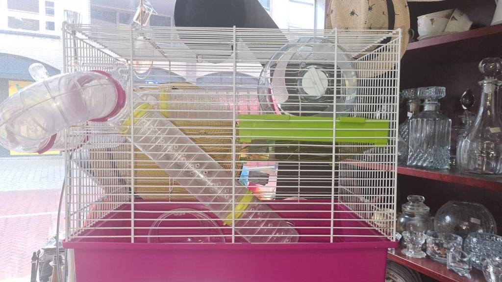 Hamster kooi met toebehoren, Ophalen of Verzenden