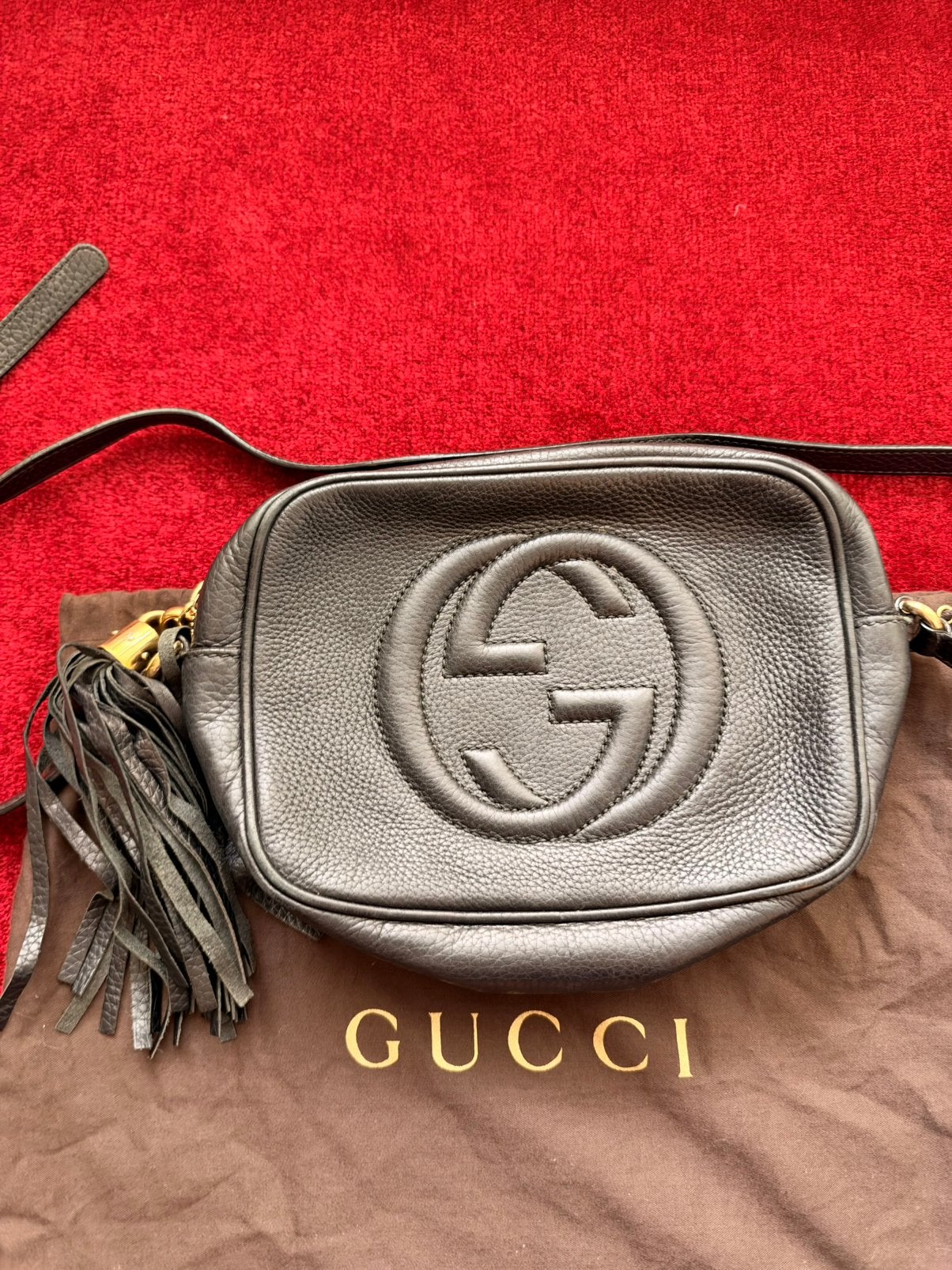 Gucci crossbody bag, black., Ophalen of Verzenden, Gebruikt