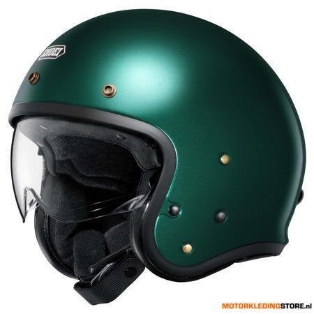 Shoei J.O2 Jethelm, Groen, Ophalen of Verzenden, Nieuw met kaartje
