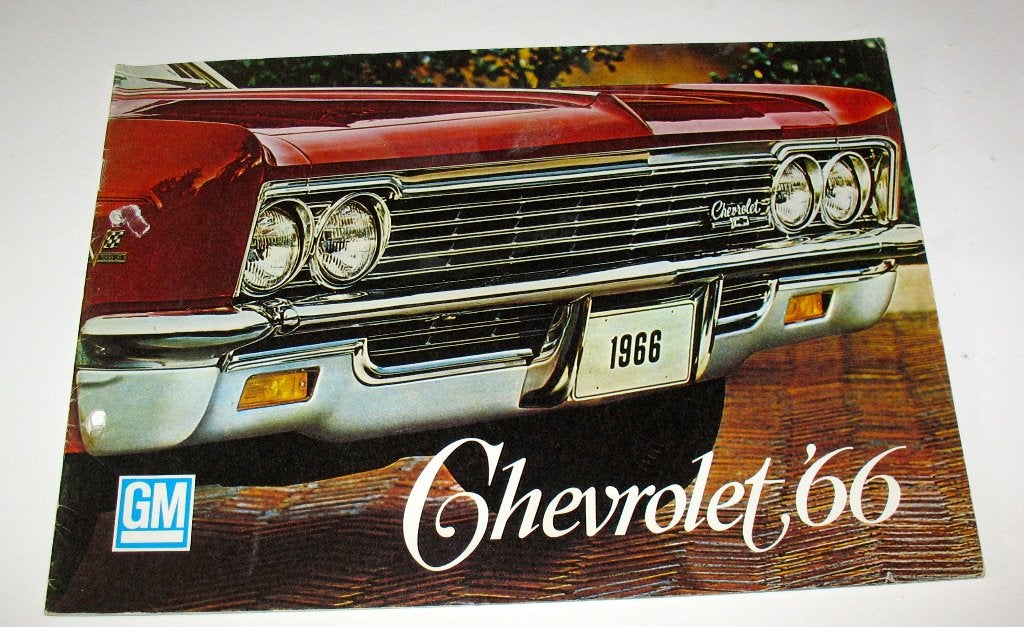 Autofolder GM Chevrolet '66 Caprice Impala Bel Air Biscayne, Chevrolet, Chevrolet, Ophalen of Verzenden, Zo goed als nieuw