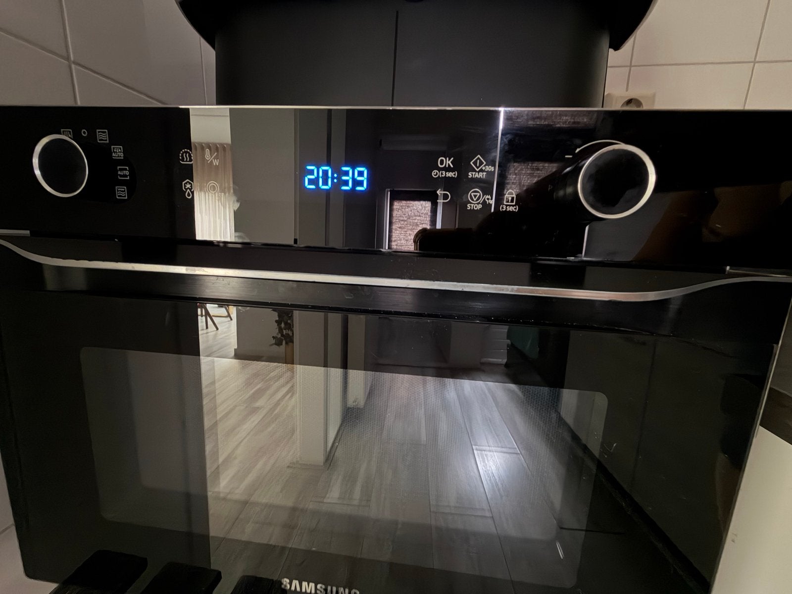 Samsung Combi Microgolfoven (35L) MC35J8085CT, Ophalen, Combimagnetron, Gebruikt, Grill