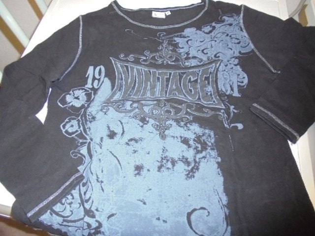 Mis Etam print shirt      M, Kleding | Dames, T-shirts, Ophalen of Verzenden, Zo goed als nieuw, Korte mouw