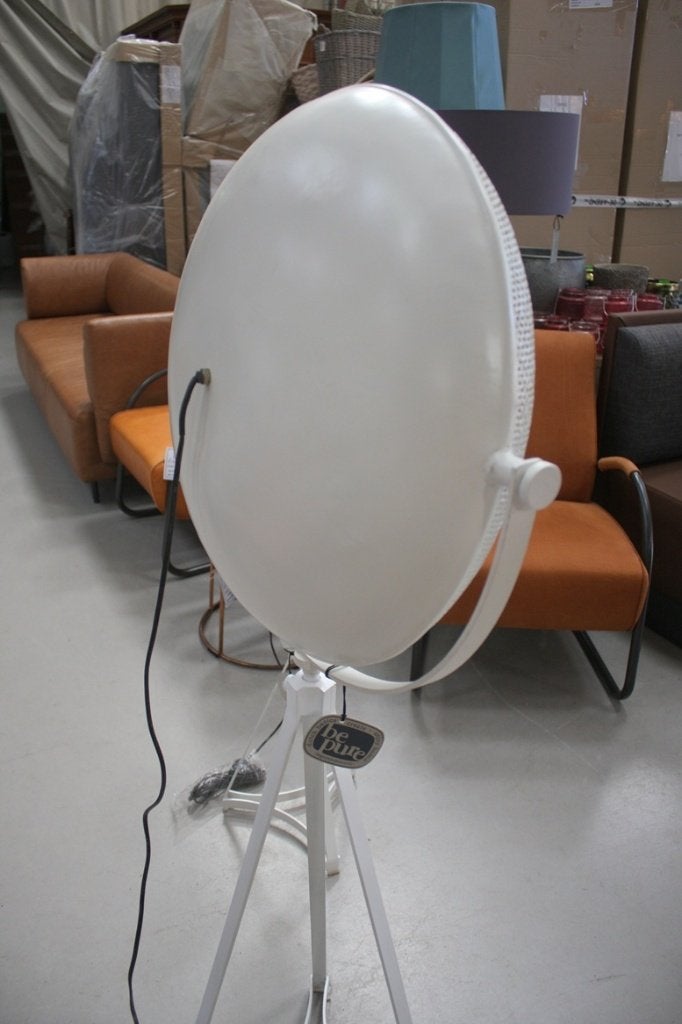 Hippe vloerlamp BLOWN BePureHome wit metaal, Ophalen, 100 tot 150 cm, E27 (groot), Zo goed als nieuw