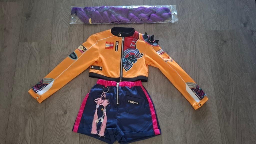 Huntrix Demon Hunters Rumi cosplay kostuum maat 158/164(S), Verzenden, Nieuw