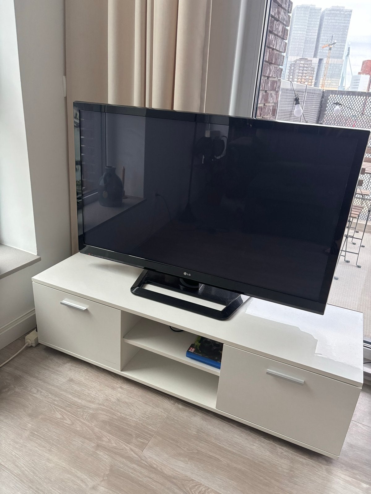 LG 42PA4500 Plasma TV - 106 cm (42 inch), Ophalen, 50 Hz, Zo goed als nieuw, 100 cm of meer