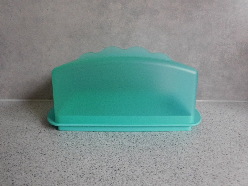 Tupperware Trendy Cake of Koek doos 23x13x10 cm. Turquoise, Ophalen of Verzenden, Zo goed als nieuw, Groen, Overige typen