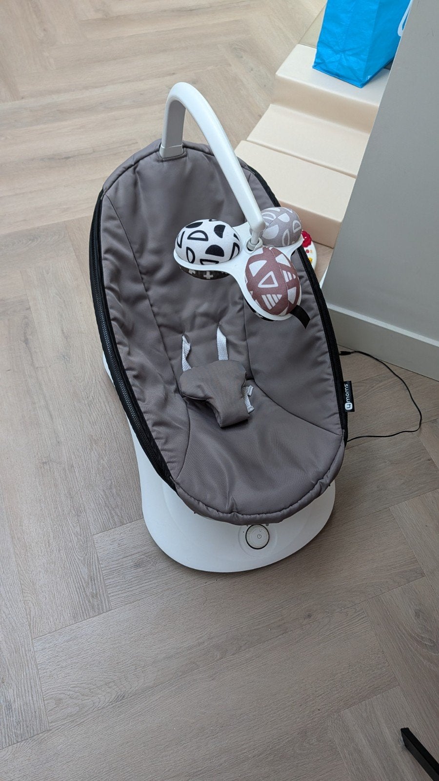 4moms Wipstoel met Speelboog, Wipstoel, Met gordel(s) of riempje(s), Zo goed als nieuw, Ophalen
