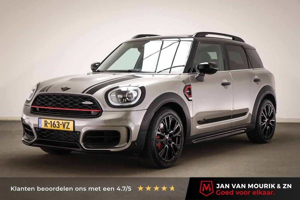 MINI Countryman 2.0 John Cooper Works S ALL4 White Silver Ed, Auto's, Mini, Bedrijf, Te koop, Countryman, 4x4, ABS, Achteruitrijcamera