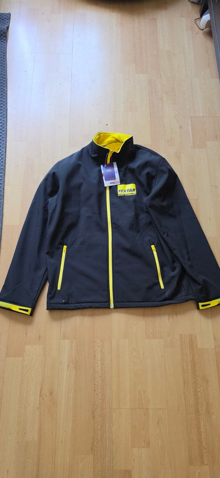 Textar Softshell Jas Zwart/Geel - Maat XL, Zwart, Ophalen of Verzenden, Textar, Maat 56/58 (XL)