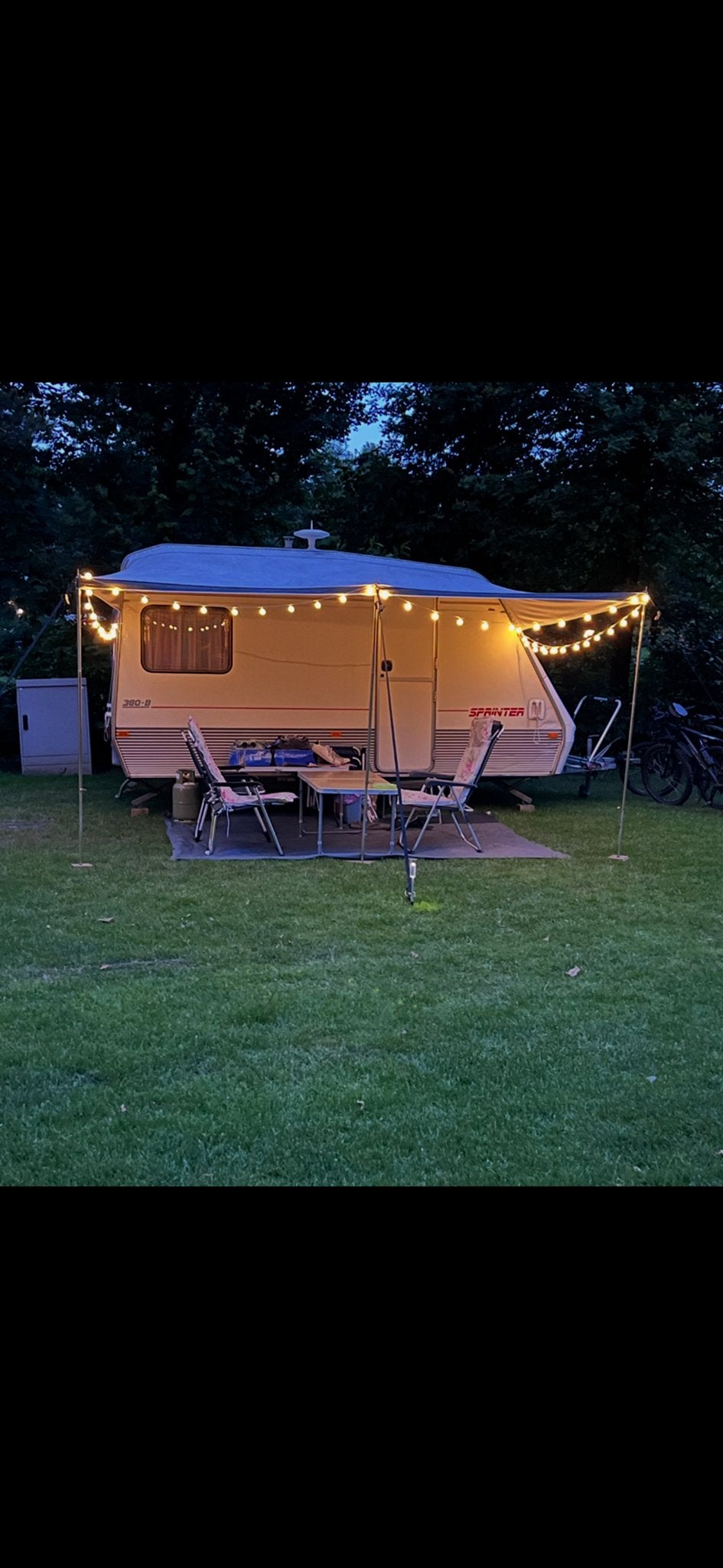 Beyerland Sprinter 380B Lichtgewicht Caravan, Standaardzit, Omvormbare zithoek, Tot en met 3, Particulier
