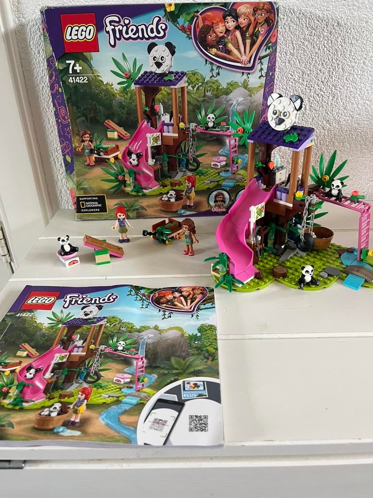 LEGO Friends 41422 panda jungle boomhut, Ophalen, Zo goed als nieuw