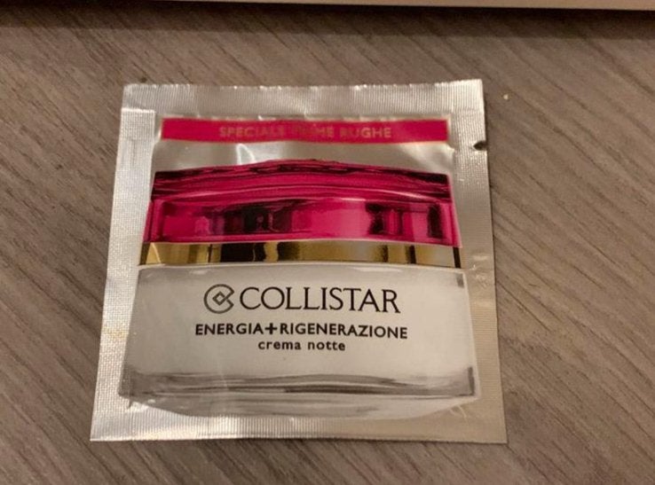 Collistar energy+regenaration night cream proefje, Ophalen of Verzenden, Nieuw, Gehele gezicht, Verzorging
