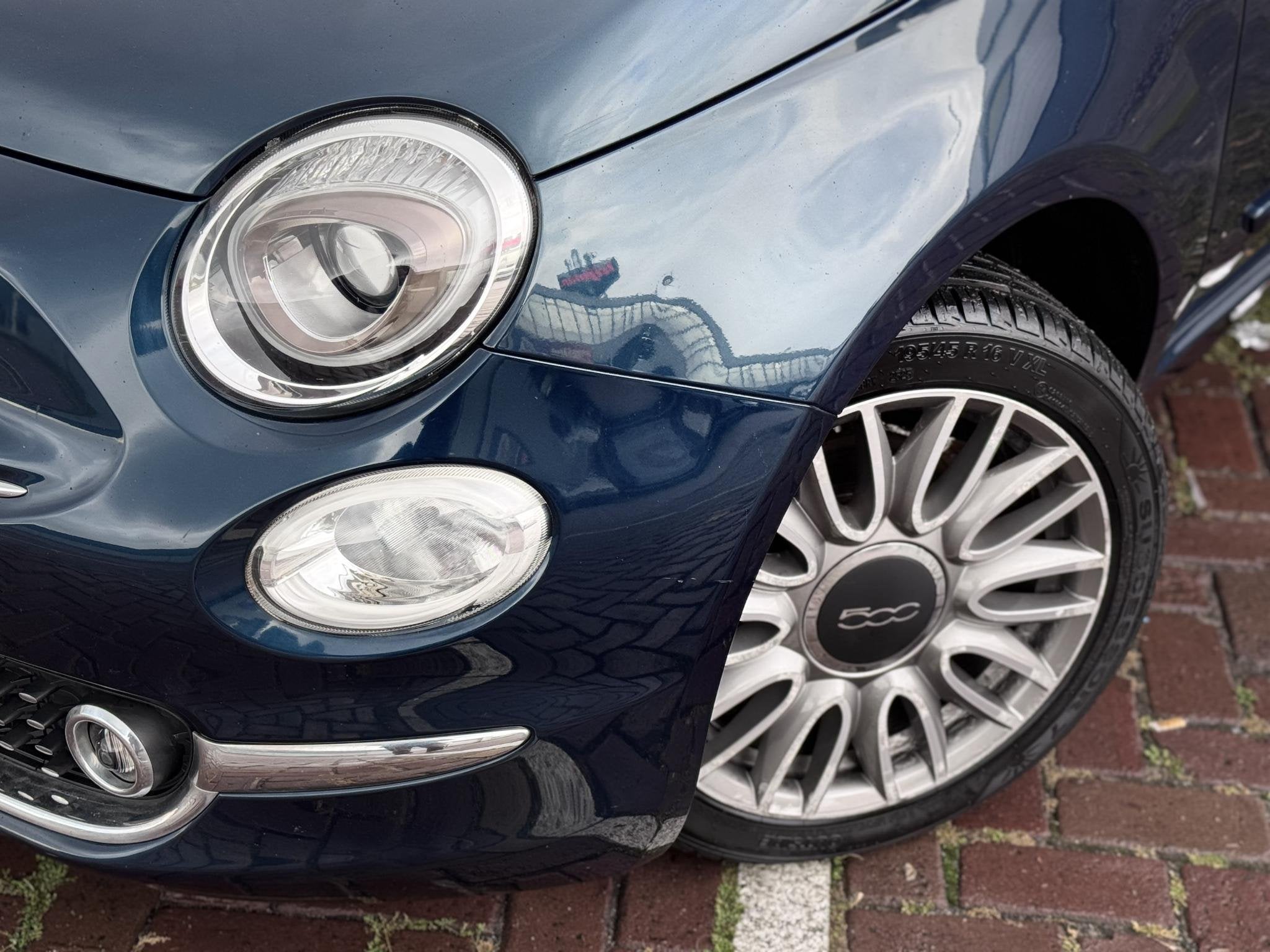 Fiat 500 C 0.9 TwinAir Turbo Lounge, Auto's, Fiat, Stof, Gebruikt, Cabriolet, Origineel Nederlands