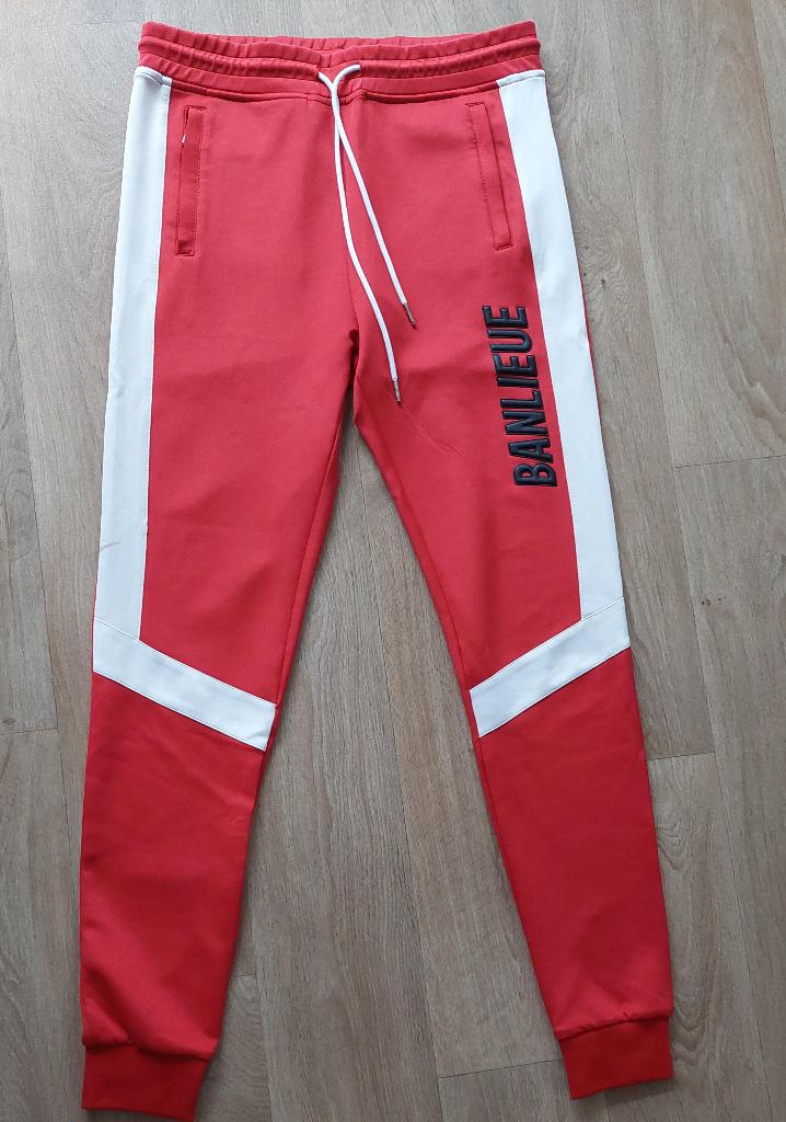 Banlieue sport/jogging broek in maat L. Nieuw!!, Kleding | Heren, Sportkleding, Nieuw, Algemeen, Maat 52/54 (L), Rood, Verzenden