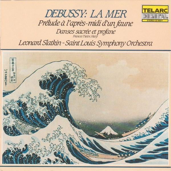 DEBUSSY La mer CD SLATKIN TELARC, Ophalen of Verzenden, Modernisme tot heden, Gebruikt, Orkest of Ballet