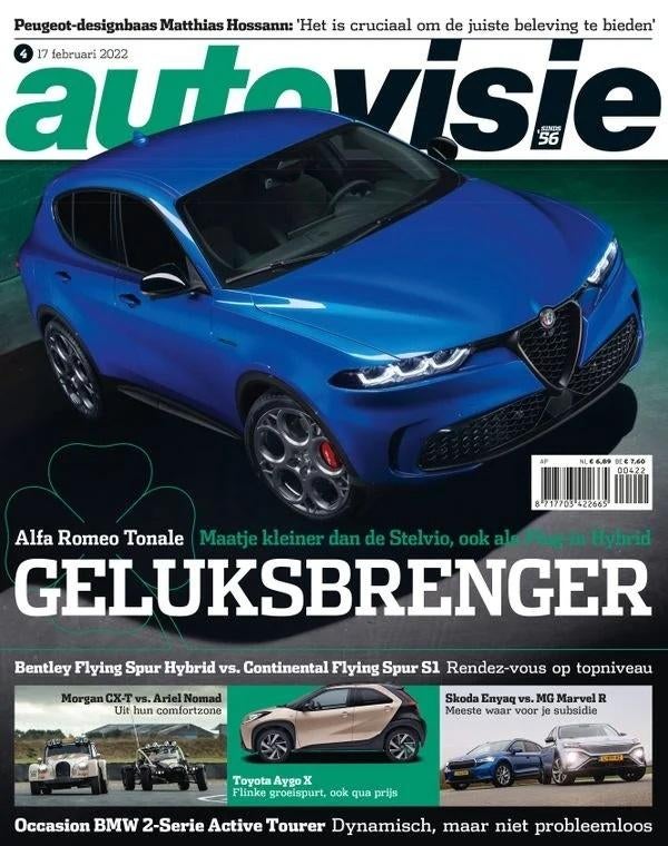 Autovisie 4 2022 : Renault Megane R.S. - Toyota Aygo X - MG, Ophalen of Verzenden, Gelezen, Algemeen