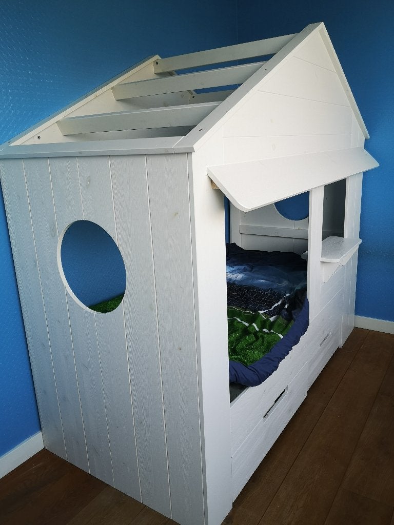 Prachtige stevige bedstee., Ophalen, Zo goed als nieuw, 180 cm of meer, 100 cm of meer
