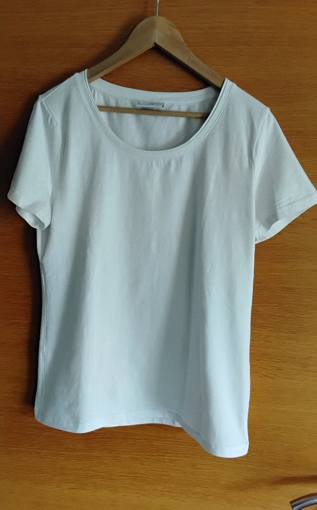 Wit T shirt, Wit, Maat 42/44 (L), Nieuw, Ophalen of Verzenden