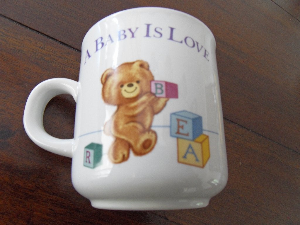 A BABY Is Love beker RUSS hoog 7 cm., Ophalen of Verzenden, Nieuw