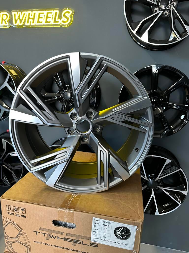 5x112 20* Audi RS look Sportvelgen! Q2 Q3 Q5 Q7 A3 A4 A5 VW, Auto-onderdelen, Velg(en), W, R, Nieuw