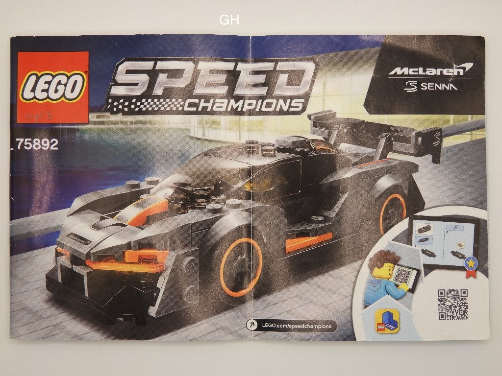 Lego 75892 McLaren Senna, Compleet, Gebruikt, Lego, Complete set