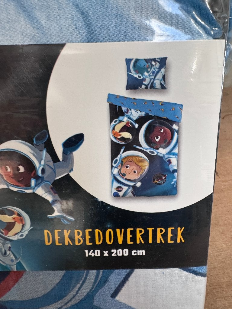 34x Dekbedovertrek - André Kuipers - 140x200 - Katoen, Eenpersoons, Meerkleurig, Dekbedovertrek, Katoen