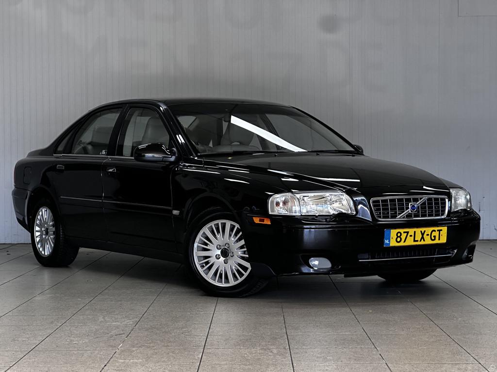 Volvo S80 2.4 Elite/ Trekhaak/ Automaat!/ IJSKOUDE AIRCO!/ S, Beige, Zwart, Bedrijf, 2435 cc