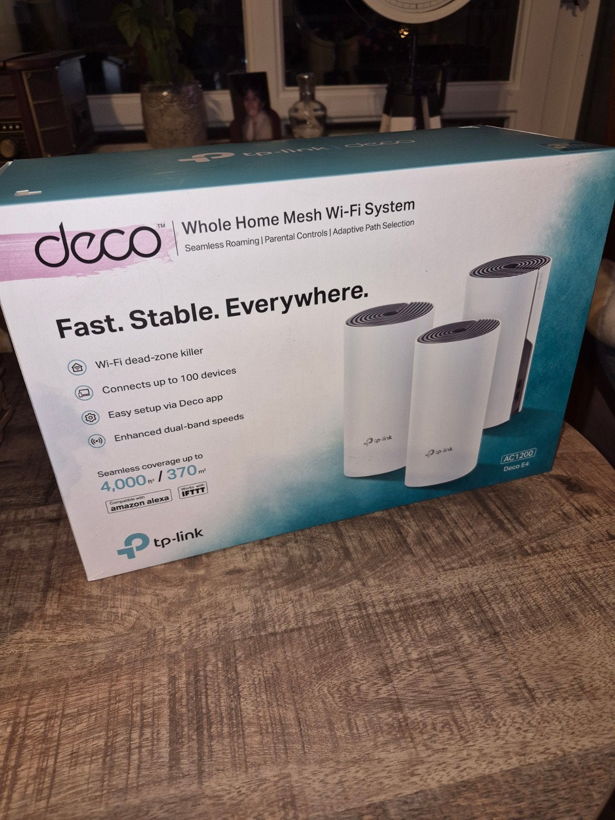 TP-Link Deco E4 Whole Home Mesh Wi-Fi Systeem AC1200, Ophalen of Verzenden, Zo goed als nieuw, Router, TP-Link
