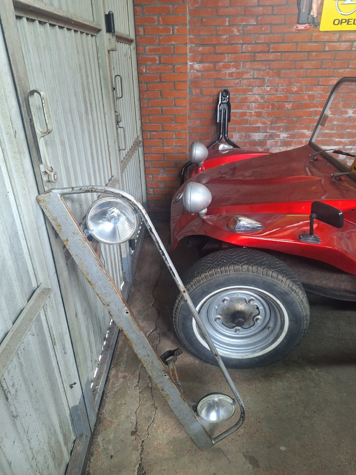 Vw buggy bumper /bullbar met mistlampen, Ophalen