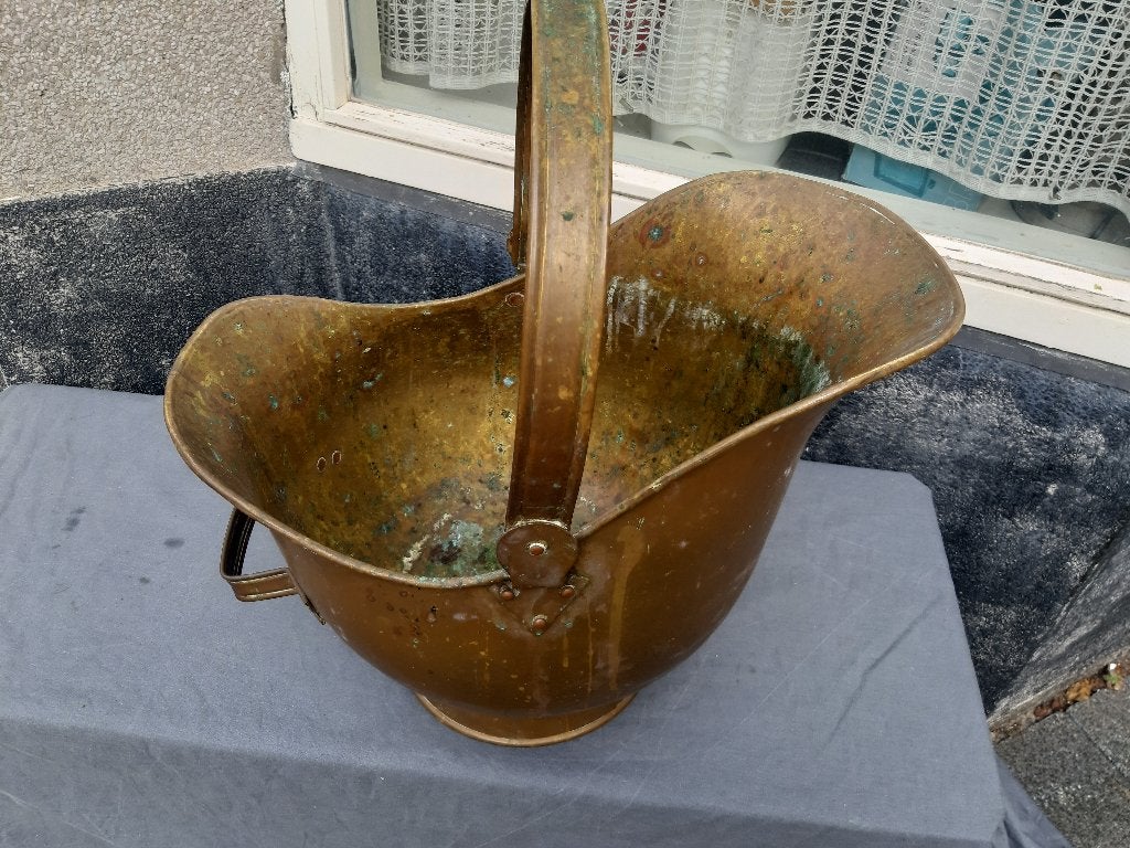 Helmkit, Zeer mooie koperen in goede staat. antiek, Antiek en Kunst, Antiek | Koper en Brons, Ophalen, Koper
