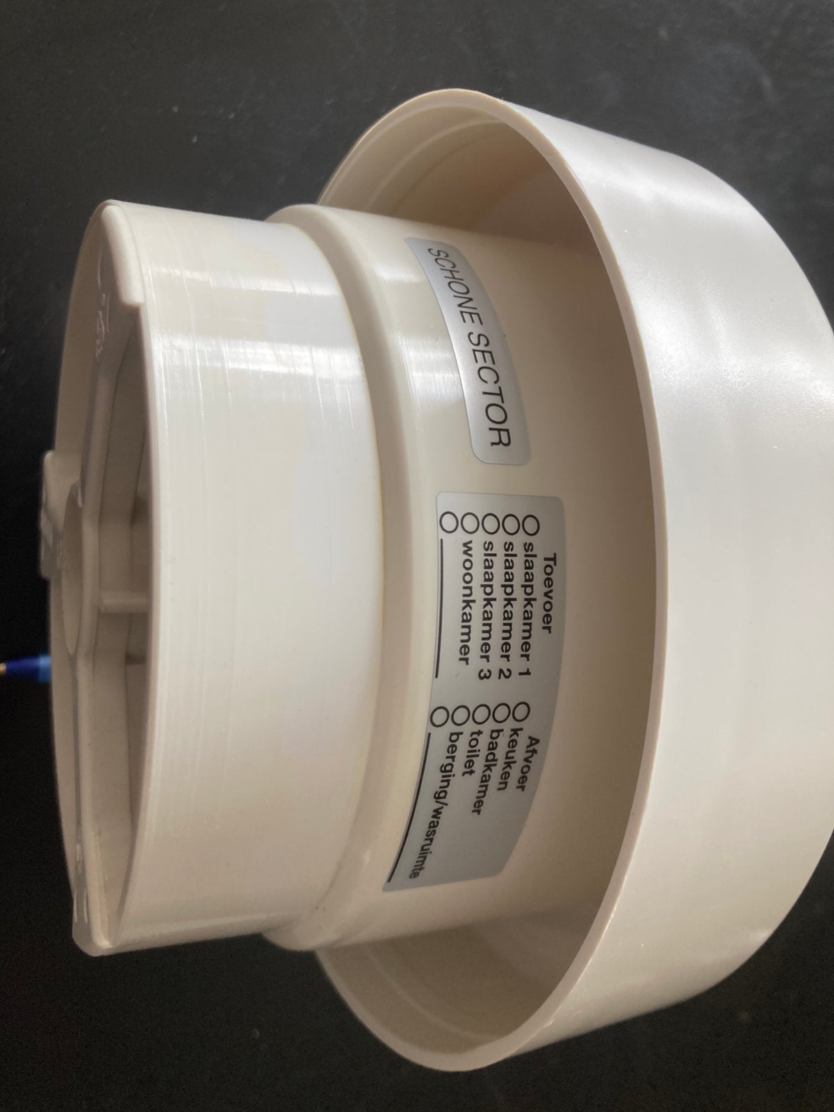 Ventilatie ventiel zehnder stork air lucht uitlaat 125 mm, Ophalen of Verzenden, Zo goed als nieuw, Ventilator