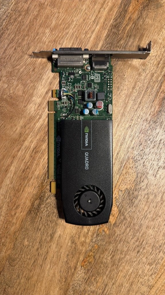 Nvidia Quadro 410 0,5GB Graphics Card, Computers en Software, Videokaarten, Ophalen of Verzenden, Zo goed als nieuw, GDDR3, Nvidia