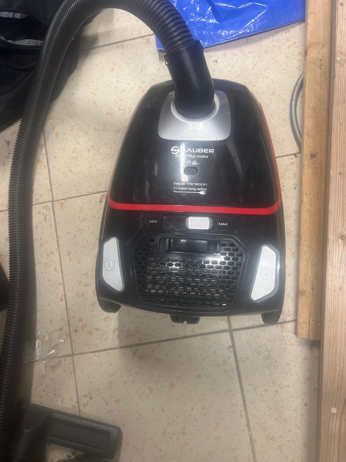 Sauber Power Plus Motor Stofzuiger met HEPA-filtratie, Ophalen of Verzenden, Nl, Ingonl, Nl