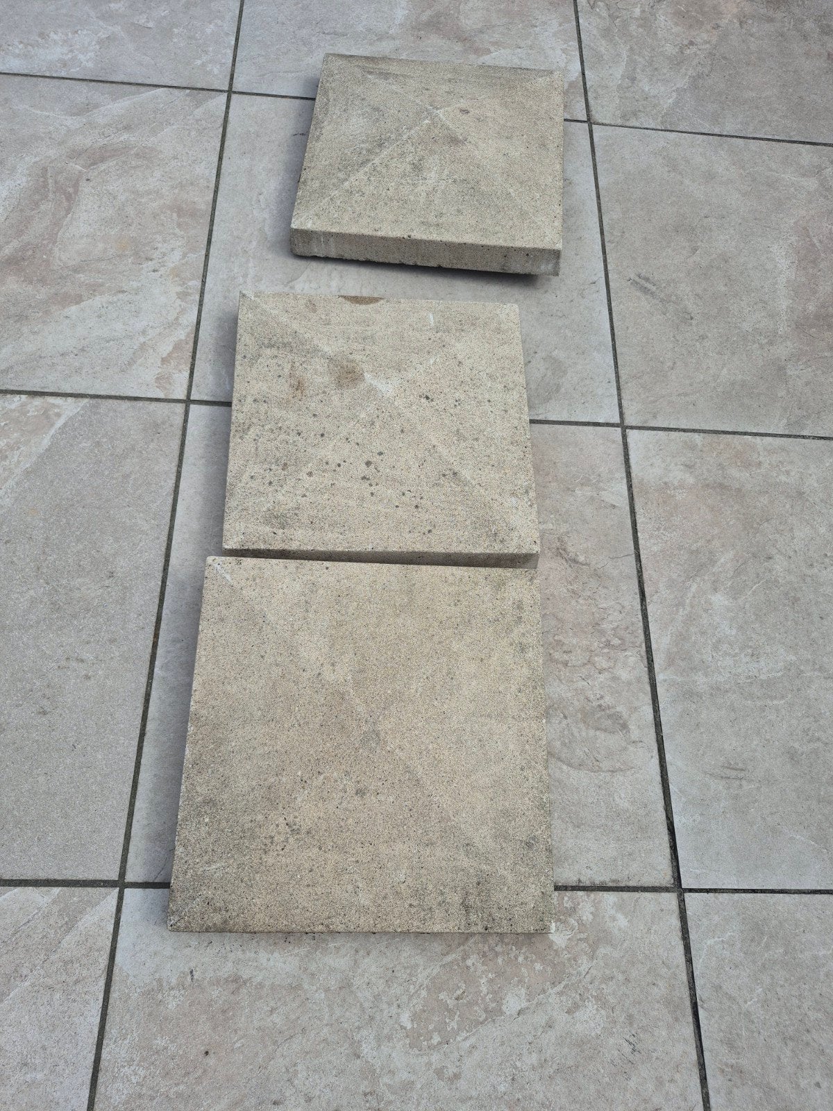Betonnen paalmuts/afdekkap 40 bij 40.Beige/zand kleur, Ophalen, Beton, Overige typen