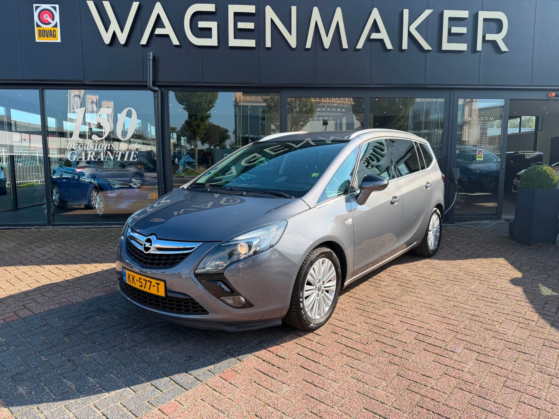 Opel Zafira Tourer 1.4 Edition 7p. Clima|Cruise|NAVI|DealerO, Stof, Gebruikt, 4 cilinders, 7 stoelen