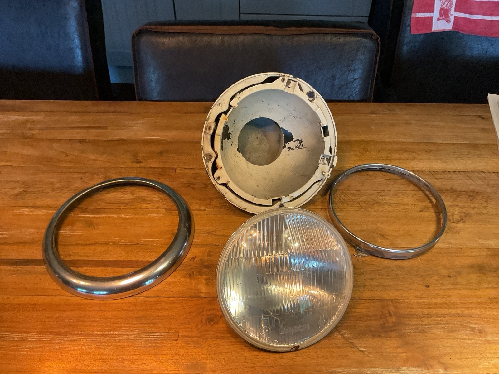 Koplamp volvo amazon, Auto-onderdelen, Ophalen of Verzenden, Gebruikt, Oldtimer onderdelen