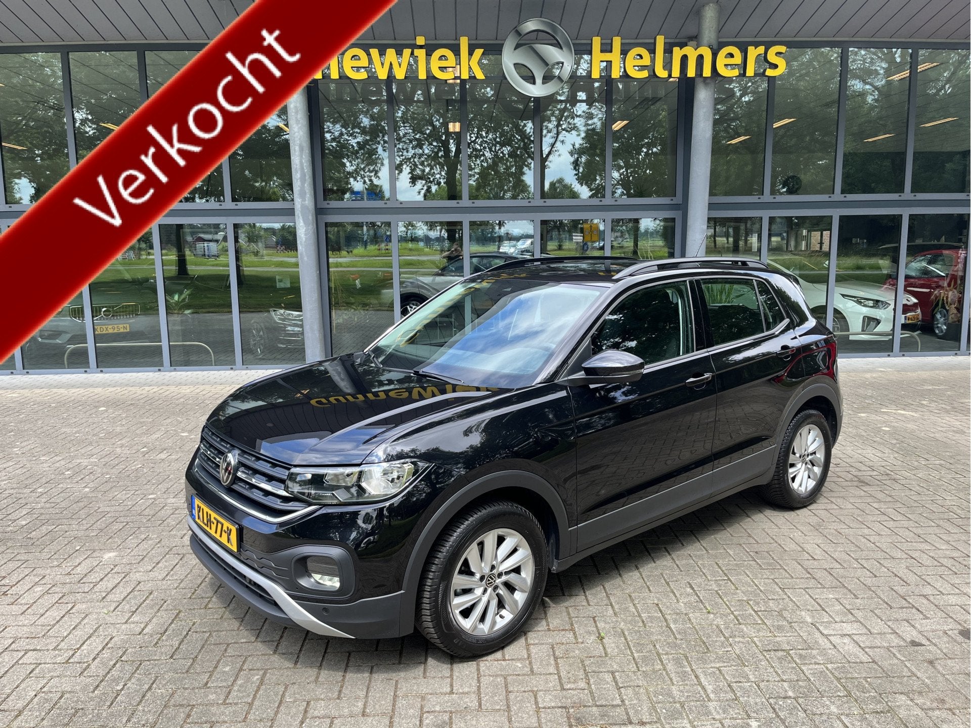 Volkswagen T-Cross 1.0 TSI Life | ACC | CAMERA | CARPLAY | C, Auto's, Volkswagen, Gebruikt, Euro 6, Zwart, Bedrijf