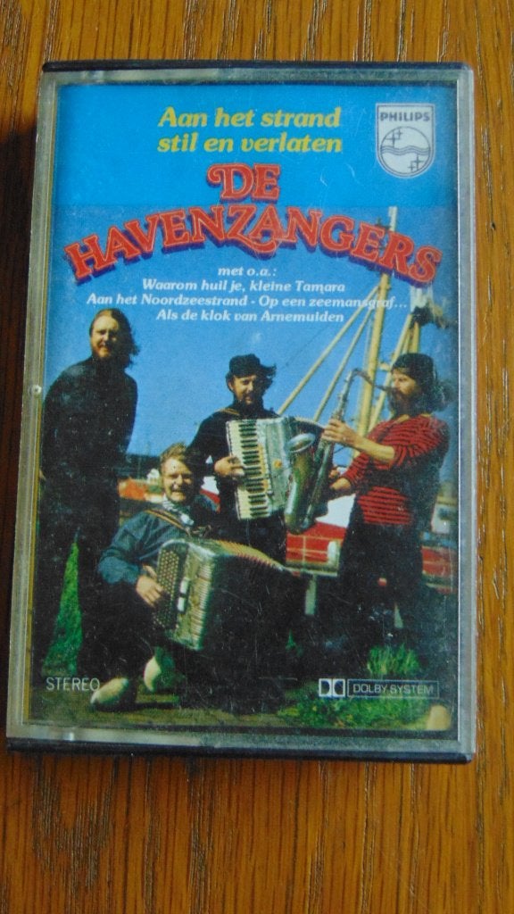 Havenzangers Aan het strand stil en verlaten cassettebandje, Cd's en Dvd's, Cassettebandjes, Gebruikt, 1 bandje, Ophalen of Verzenden
