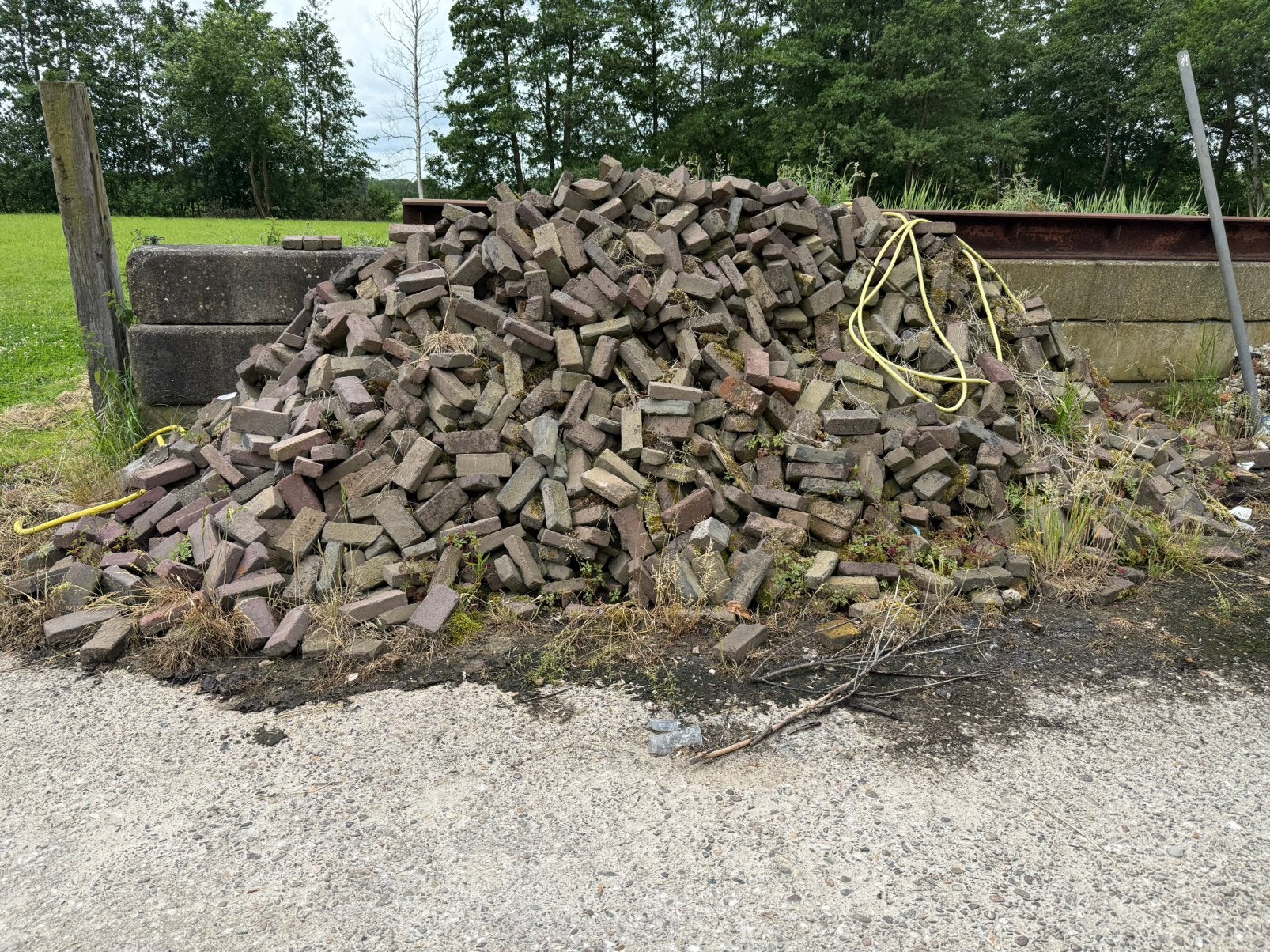oude gebakken steen, Doe-het-zelf en Verbouw, Ophalen, Gebruikt, Bakstenen
