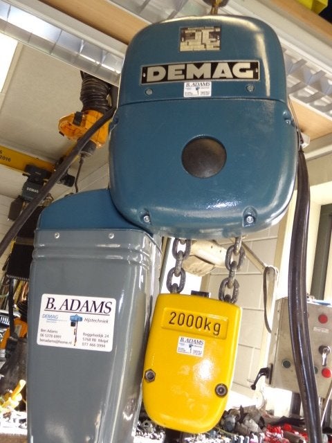 Mooie DEMAG ketting takel type PK 10 NF 2000 kg