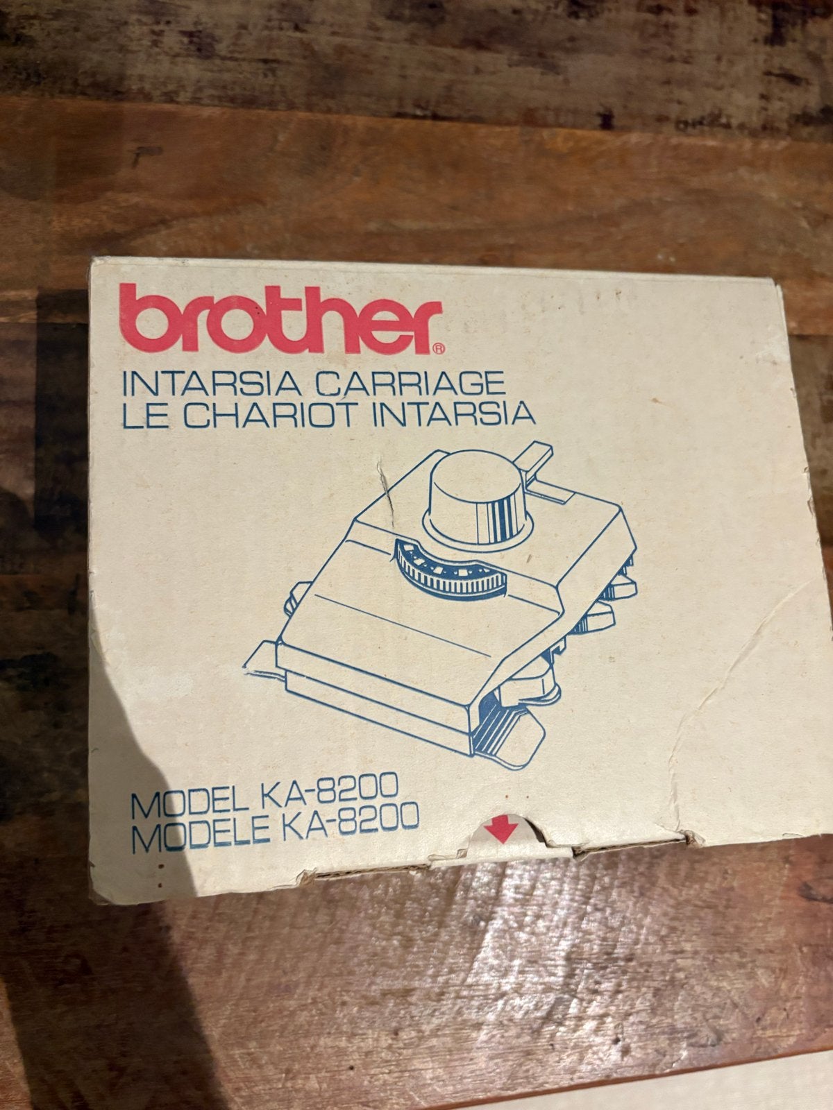 Brother Intarsia Carriage KA-8200 voor breimachine, Hobby en Vrije tijd, Ophalen, Zo goed als nieuw, Toebehoren, Brother