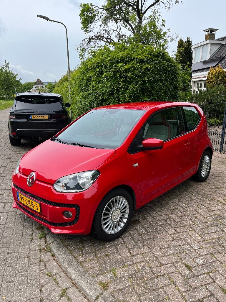 Volkswagen up! 1.0 44KW 2013 Rood, Voorwielaandrijving, Euro 5, Up!, 840 kg