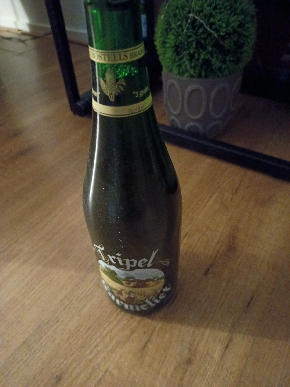 Tripel Karmeliet Bierfles - Leeg, Verzamelen, Ophalen of Verzenden, Gebruikt, Overige typen