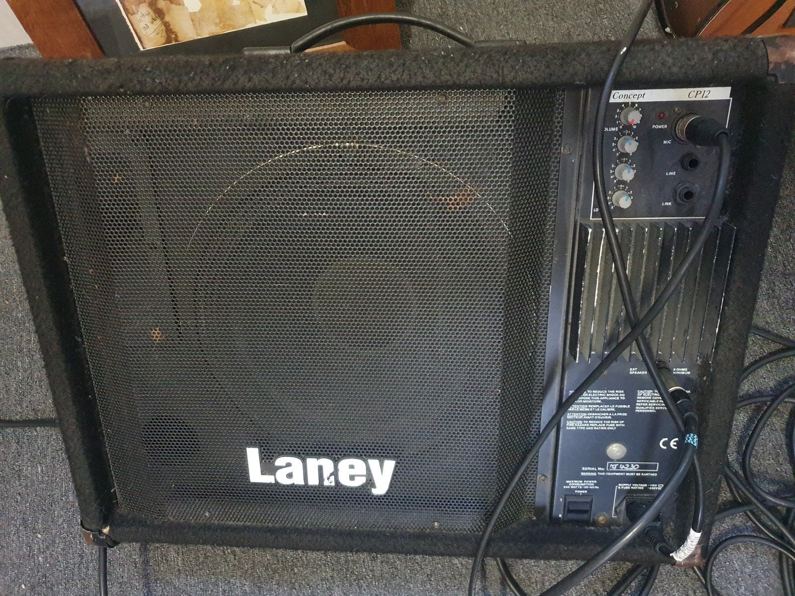 Actieve CP12 en passieve monitor van Laney, Ophalen, Gebruikt, Minder dan 500 watt, Monitor(versterker)