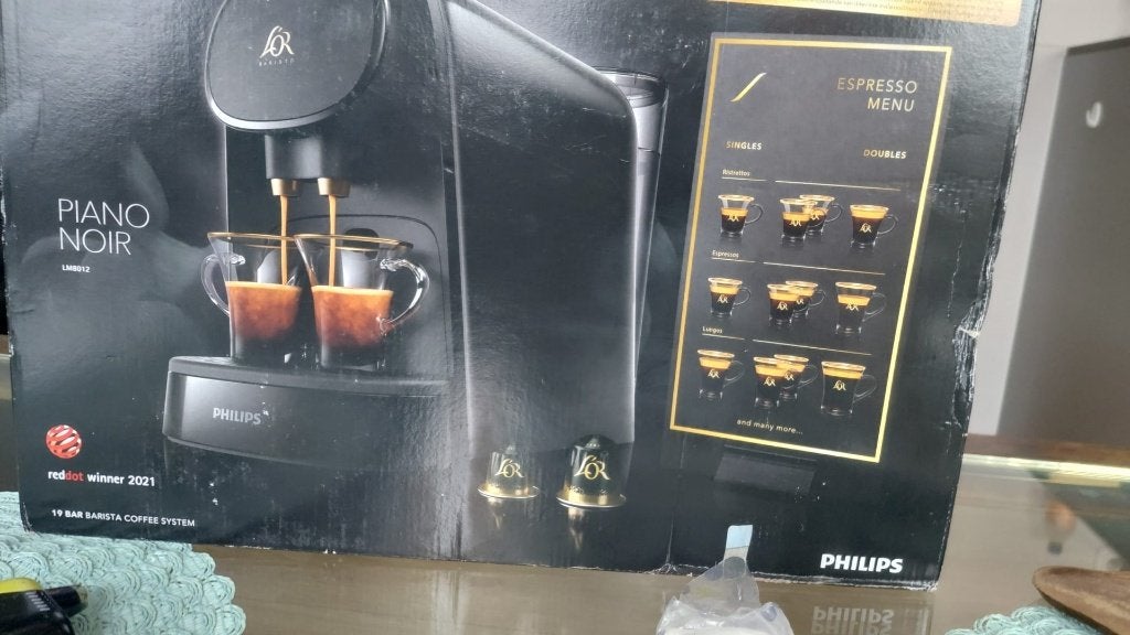 Philips L'OR Barista Sublime Piano Noir, Ophalen of Verzenden, Nieuw, Koffiemachine, Koffiepads en cups