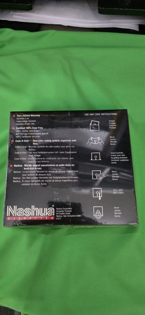 Nashua MD2D 3,5" Diskettes – 10 stuks – Nieuw in verpakking, 8mm, (Video)band, Ophalen of Verzenden