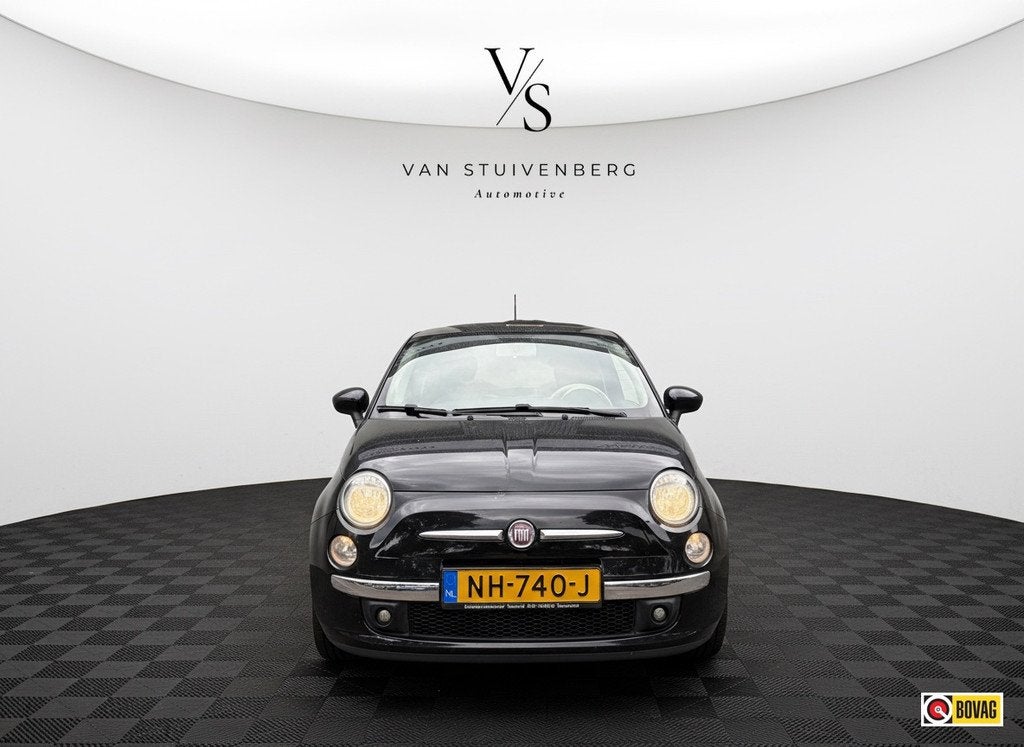 Fiat 500 1.2 Lounge PANO AIRCO NWE RIEM GROTE BEURT, Voorwielaandrijving, Gebruikt, 4 cilinders, 840 kg
