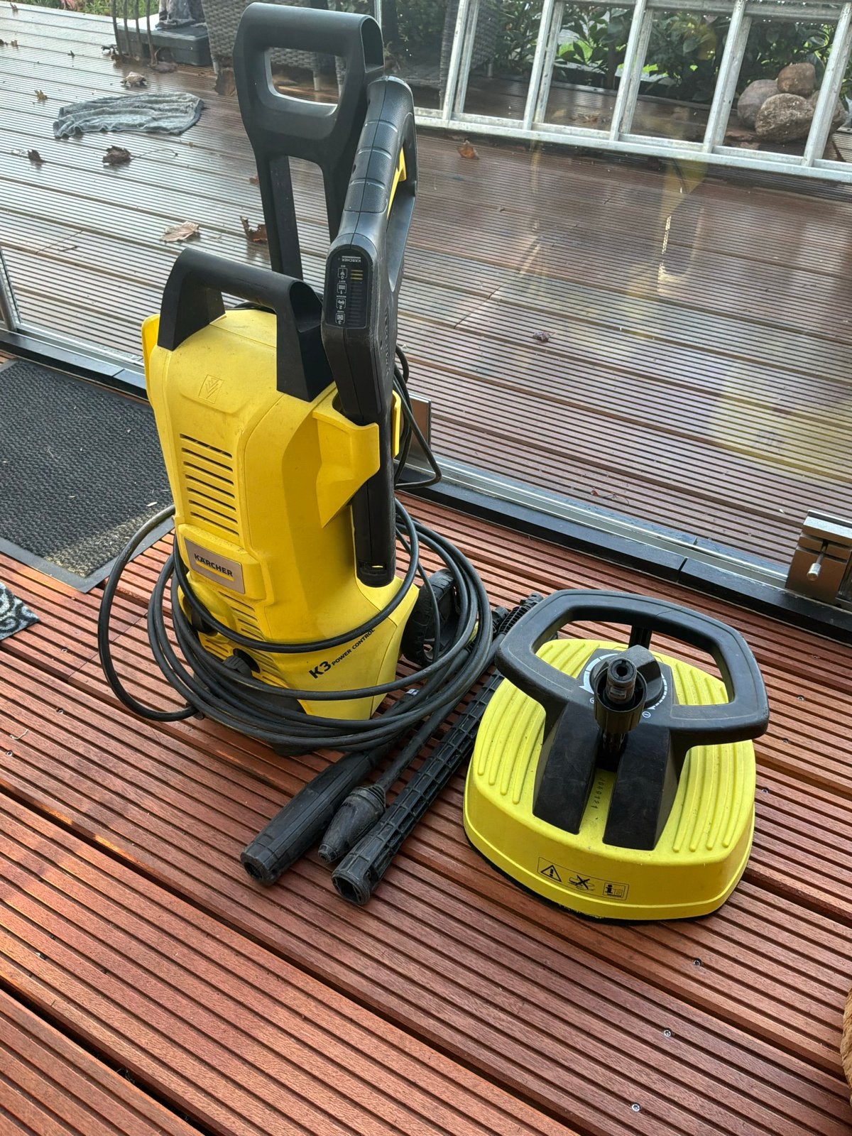 Kärcher K3 Power Control hogedrukreiniger met terrasreiniger, Ophalen, Gebruikt, Elektrisch, Met autostop en -start